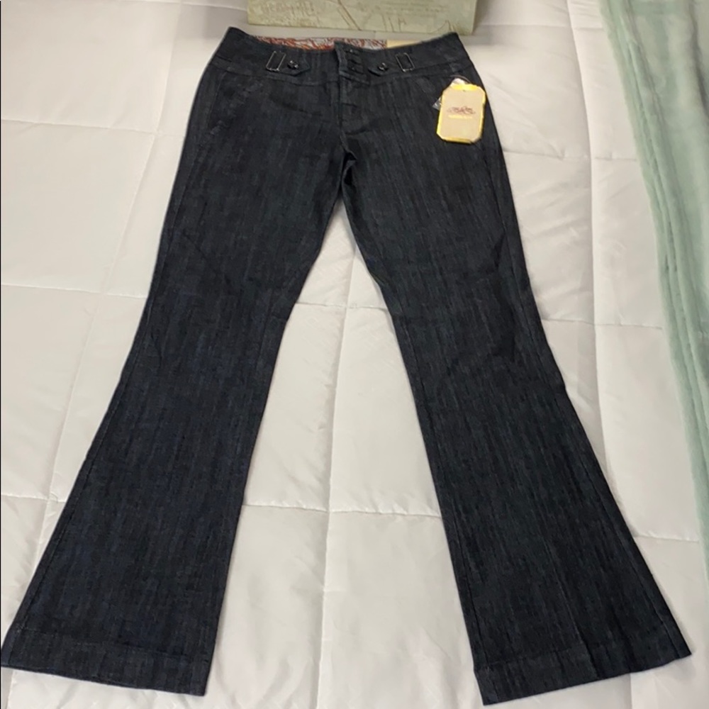 NWT Trouser Style Dark Wash Denim